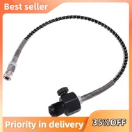 Diving Fiber Bottle Connector G5/8 Threaded Connector 8mm Quick Connector with Spring Tube