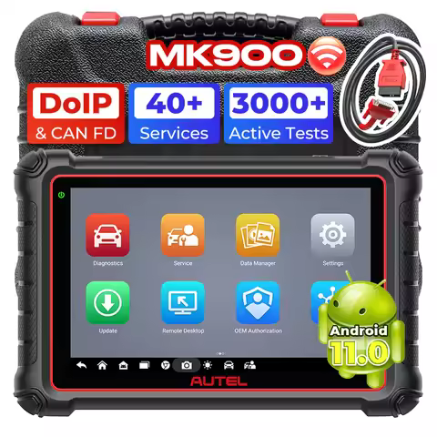 Autel MaxiCOM MK900 Auto Diagnostic Scanner Tools 40+ Services DoIP & CAN-FD Bidirectional Auto Tool