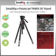 SmallRig x Potato Jet TRIBEX SE Tripod (166cm Height, 6kg Load) with Integrated Hydraulic Fluid Head