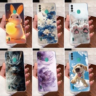 Casing For ITEL A48 Aesthetic Luxury Cute Cool Boys Girls Soft silicone Phone Case Back Cover For IT