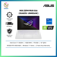 Asus Gaming Laptop ROG Zephyrus G16 GU603V-UN4016W 16'' QHD+ 240Hz ( I7-13620H, 16GB, 1TB SSD, RTX4050 6GB, W11 )