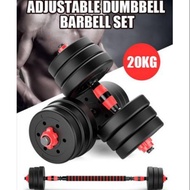 Set dumbbell and barbell