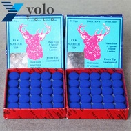 YOLO Billiard Pool Cue Tips M Hardness Durable Snooker Accessory Cue Tip Cap Club Supplies Cue Tip Cover Snooker Cue Tip