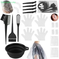 DayDayTO   Hair Dye Brush And Bowl Set Ear Caps Dye Mixer Hair Tint Dying Coloring Applicator Dye To