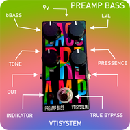 Efek Bass Preamp - Preamp Bass Termurah Premium VTISYSTEM