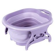 ⭐便携折叠卫生泡脚桶滚轮按摩足浴洗脚盆⭐Foot Soaking Folding Basin Plastic Foaming Massage Bucket Pedicure Bath Foldable