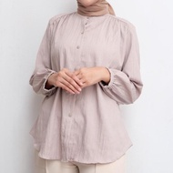 KEMEJA Jandi Lolita Plain Women's Blouse Shirt