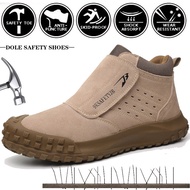 Safety shoes, men's welding safety shoes, workwear shoes, mid top anti smashing, anti puncture, anti
