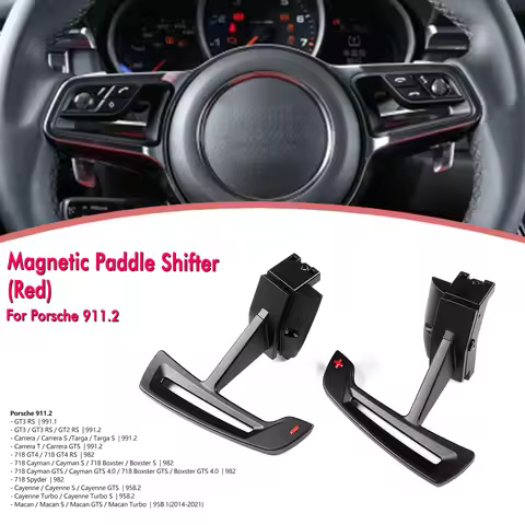 For Porsche 911.2 GT3 RS GT2 Carrera 718 GT4 Cayman Boxster Cayenne GTS Macan Interior Steering Whee