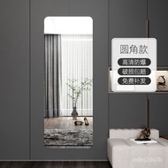 XY！Soft Mirror Wall Self-Adhesive Acrylic Full-Length Mirror Household HD Wall Paste Mirror Sticker Full-Length Mirror