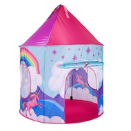 Newest Large Unicorn Tent Portable Prince Princess Castle Tent Kids Children Play House Play Tent