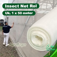 INSECT NET LEBAR 1 METER, INSECT NET LEBAR 1 METER X 50 METER 1 ROLL-Garden25 ahop