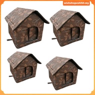 [WishshopeehhhMY] Outdoor Cat House Stray Cat Shelter Dog Bed Dog House Pet Supplies Kitten Cave Wea
