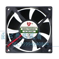 YTD248025B DC24V 0.25 A 0.30 A 0.35 A 8cm8025 DC Welding Machine Cooling Fan