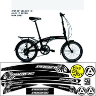 UNIVERSAL VARIATION STICKER FOR PACIFIC FOLDING BIKE APACHE STRIPING