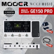 Mooer GE150 Pro Amp Modelling & Guitar Multi Effects Pedal - White
