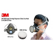 3M REUSABLE HALF FACEPIECE RESPIRATOR 3200 / 3311K-55 FILTER
