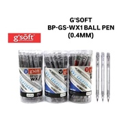 (1DRUM) GSOFT BP-GS-WX1 Nano Tip Ball Pen [0.4MM] | 25'S | 原子笔 X 1DRUM