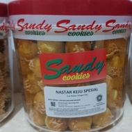 Sandy Cookies Nastar Keju toples Sandy merah 850-890gr