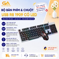 R8 1909 Keyboard + Mouse Set Specialized in 7-Color Led Mechanical Gaming - New Item - Full Box