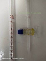 Buret 50ml Kran Glass Pyrex