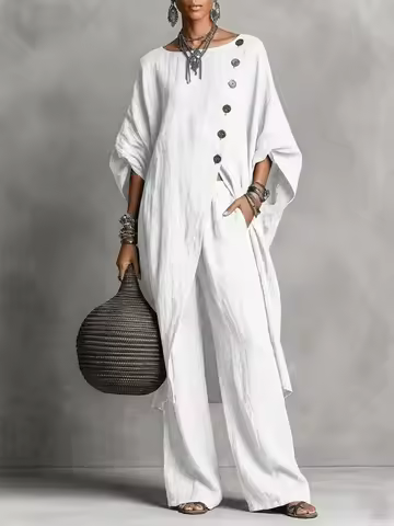 2026 New Arrival Women Irregular Shirt Two Piece Set, Casual Urban Fashion Outfit for Women