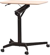 Lectern Podium Stand Stand Mobile Height Adjustable Lecture Portable Presentation Concert Podium Reading or Laptop Desk with Wheels (D Height 75.5) (D Height 75.5)