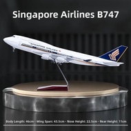 Airbus A380 Boeing B747 Simulation Airplane Model with Landing Gear Passenger Aircraft Ornament Asse