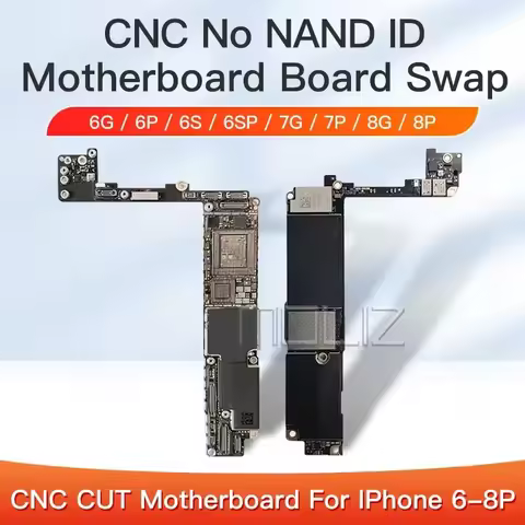 CNC ID Motherboard for IPhone 6 6S 7 8 Plus ICloud Mainboard Swap Removed Baseband CPU Logic Board w