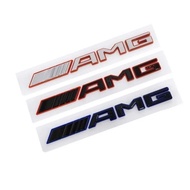 The new 3D badge ABS trunk AMG letter sticker is suitable for Mercedes-Benz AMG  W176 C53 C63S A B C