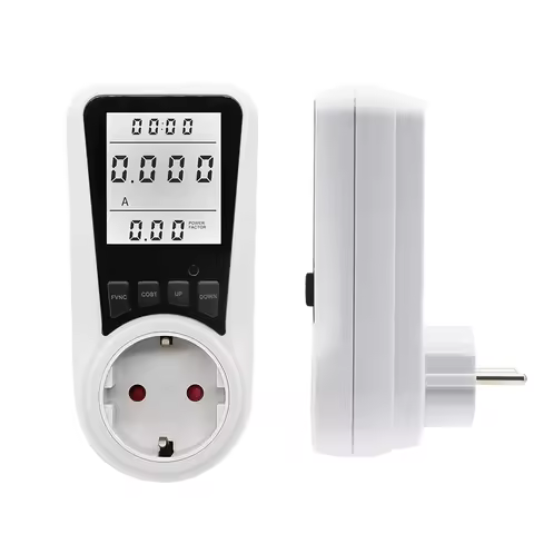 Digital Wattmeter 220V AC Power Meter Electricy consumption Energy Meter EU Plug Power Kilowatt Watt