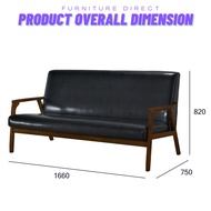 LOFT Living SOMERSET 3 Seater Solid Wood Sofa kayu sofa murah