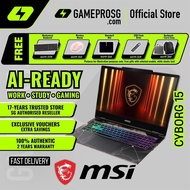 MSI Cyborg 15 Gaming Laptop — Cool Tech Aesthetics — RTX 5050 - 15.6" 144Hz - Intel Core 5 - 16GB - 