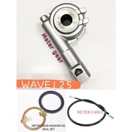 WAVE125 METER GEAR + METER GEAR WASHER OIL SEAL + METER CABLE