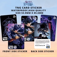Solo Leveling - Card Sticker/Touch n Go/Access Card and Debit Visa Card Sticker Cover