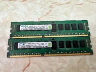 Samsung DDR3  8GB 2x4GB PC3-12800R ECC Server Workstation ram