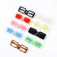 9cm Miniature Doll Sunglasses Pet Square Frame Glasses For Blythe Doll Accessories Plush Doll Glasse