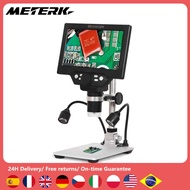 G1200 7 Inch Digital Electronic Microscope 1-1200X Amplification Magnifier Microscopes with Two Fill