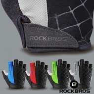 ROCKBROS Bicycle Cycling Bike Motorcycle Accessories Spider Shockproof Breathable Lycra Glove