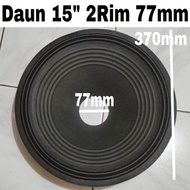 DAUN SPEAKER 15" 2R & 3R 77MM LUBANG 3" KULIT JERUK