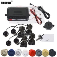 Car Parking Sensor Kit Buzzer 4 Sensors 22mm Reverse Vehicle Alarm Systems 12V Backup Radar Sound Alert Indicator Probe System