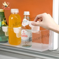 จัดระเบียบตู้เย็น จัดระเบียบในตู้เย็น ที่แบ่งช่องในตู้เย็น ที่กั้นขวดในชั้นวางตู้เย็น แบ่งช่องในตู้เย็น ปรับได้ วัสดุ PP