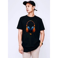 Men's T-Shirt Unisex Premium 3D Headphones H0687 By Hans & Co