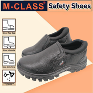 SAFETY SHOES / SAFETY BOOTS STEEL TOE CAP LOW CUT SLIP ON M CLASS 124M