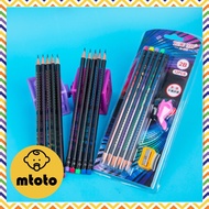 MTOTO 2b 7-Piece Exam Set Pencil The Filling Is Not Easy To Brittle Eraser Sharpener School Supplies