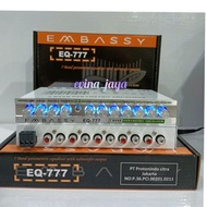 Parametrik preamp Embassy EQ-777 Equalizer 7 band
