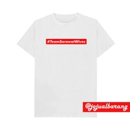 2gether t-shirt teamsarawatwives logo | bright sarawat tine brightwin - putih xl