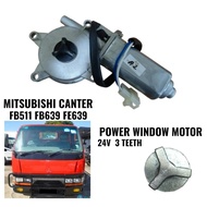 Mitsubishi Canter FB511 FB639 FE639 24V Power Window Motor 3 Gear Pintu Cermin Tingkap Moto