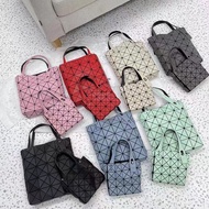 Issey Miyake Bag Women 2022 Autumn Winter mini Small Square Box Bag Shoulder Handbag Geometric Diamond Bag