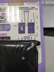 ANNA SUI*HILLO KITTY明星聯名萬用皮革收納包-美樂蒂手機收納包(紫)